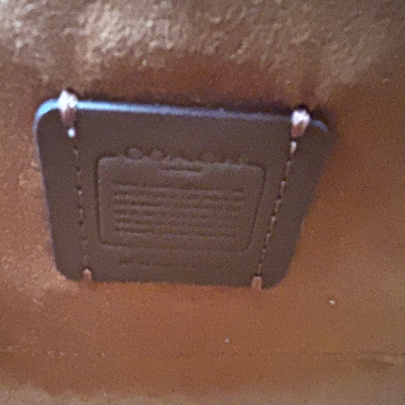 Coach sequined purple/lilac Flap Clutch Crossbody. NWT - Picture 8 of 14